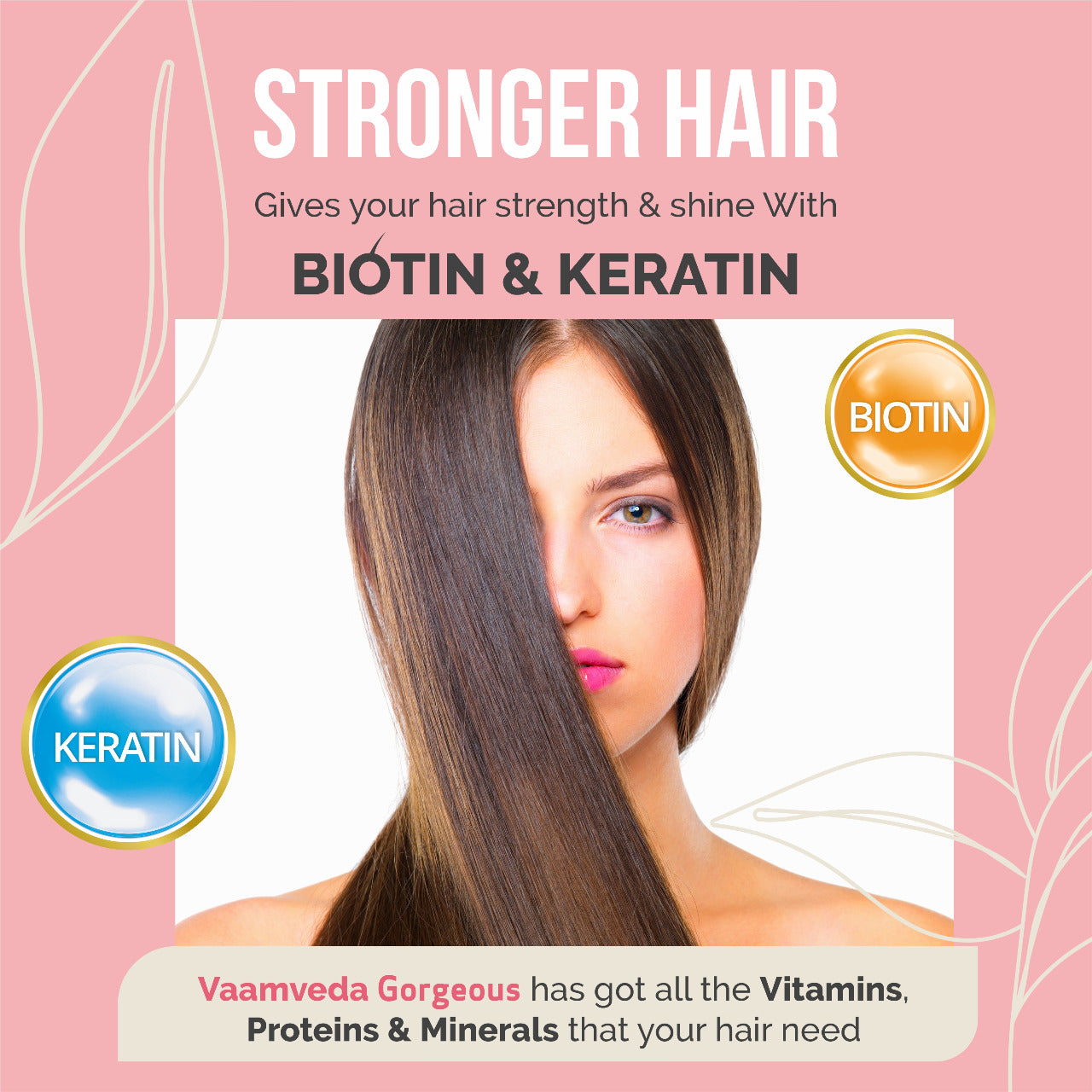 Gorgeous Biotin Keratin Glutathione Hair Skin Vitamins & Minerals