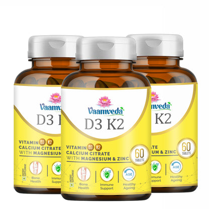 Calcium with Vitamin D3, K2, Magnesium & Zinc