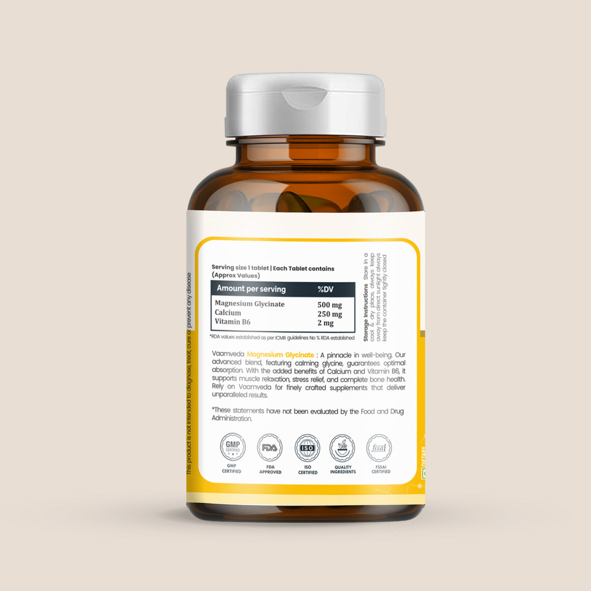 Magnesium Glycinate with Vitamin B6 and Calcium