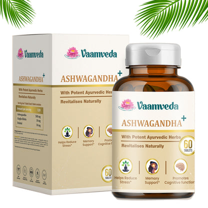 Ashwagandha 500MG with Brahmi and Giknkgo Biloba