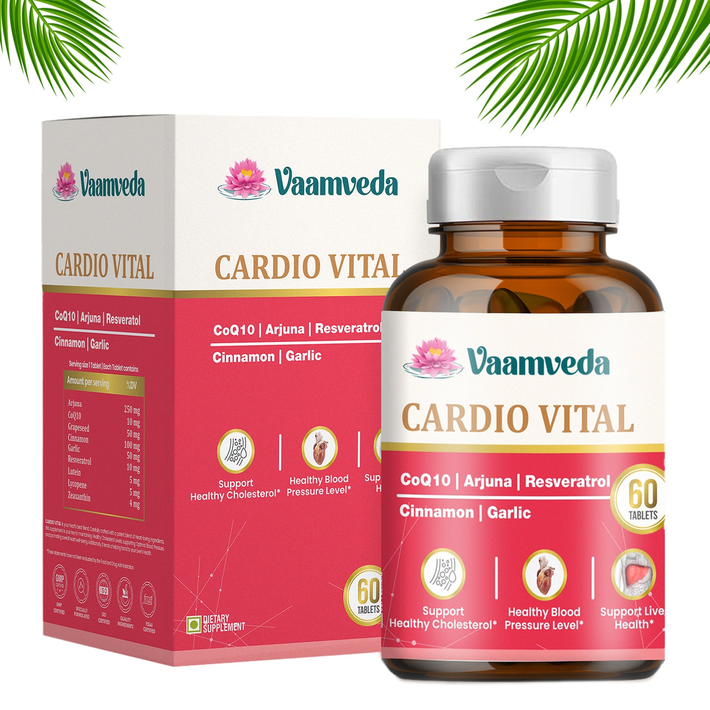 Cardio Vital : Healthy Cholesterol ,BP Control & Heart Supplement