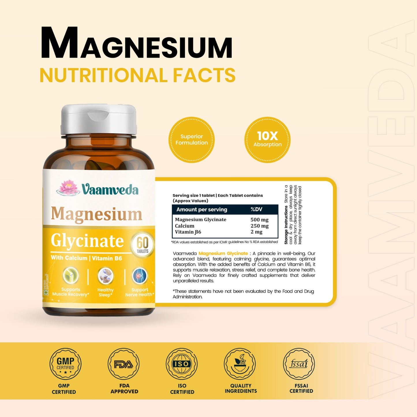 Magnesium Glycinate with Calcium and Vitamin B6