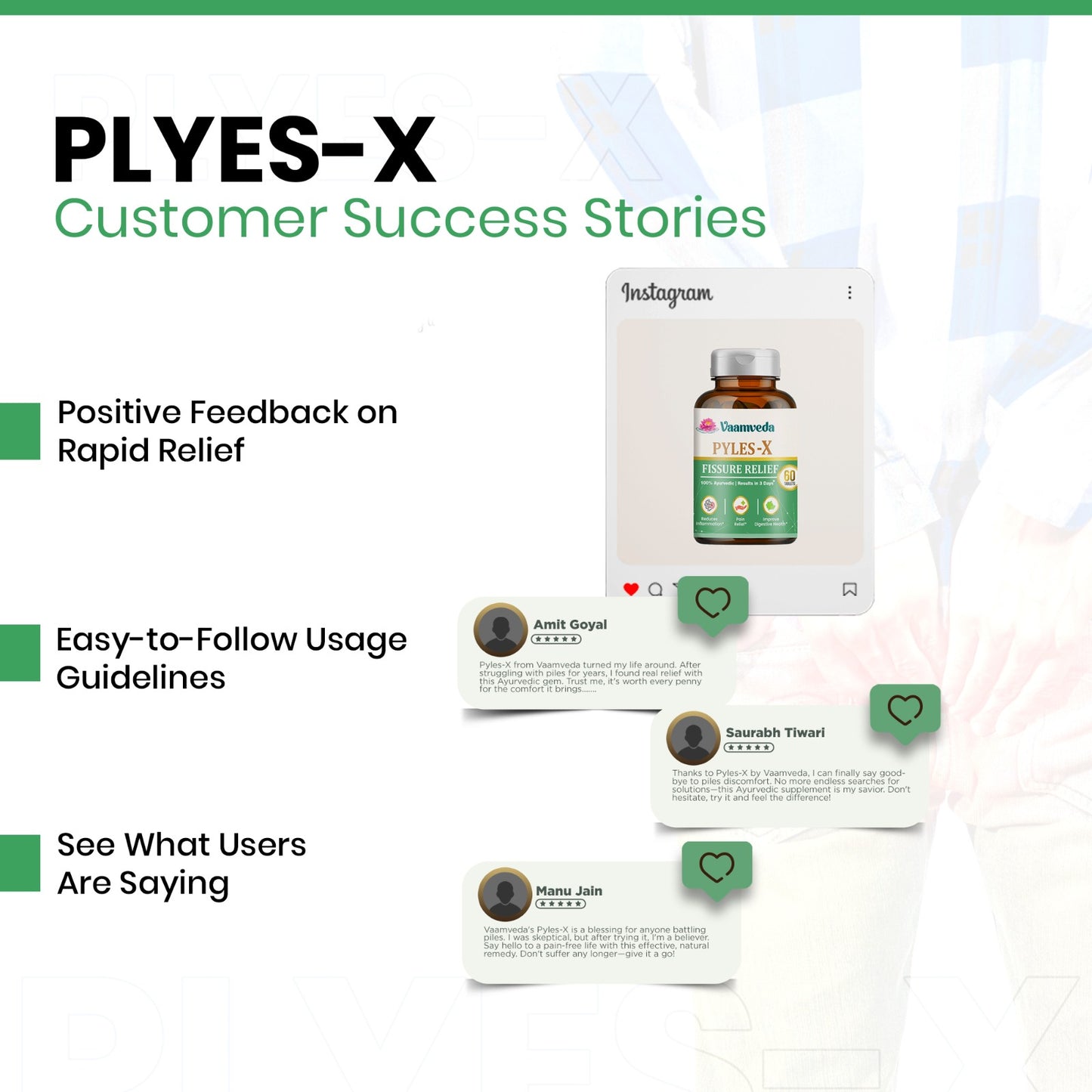 Pyles-X : Piles, Hemorrhoids and Fissure Care Ayurvedic Supplement