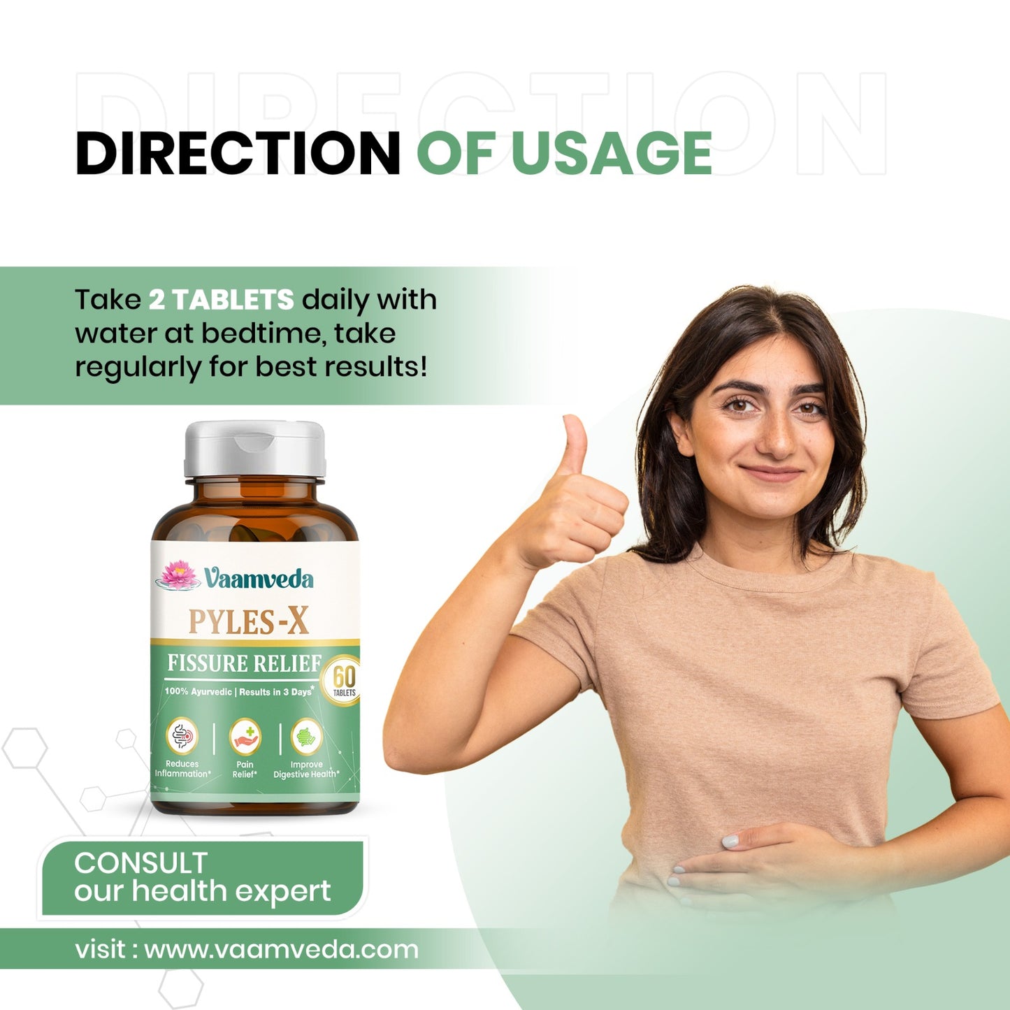 Pyles-X : Piles, Hemorrhoids and Fissure Care Ayurvedic Supplement