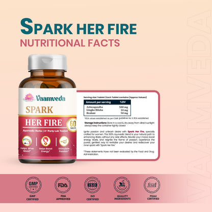 Spark Her Fire : Stimulates Passion & Libido for Women