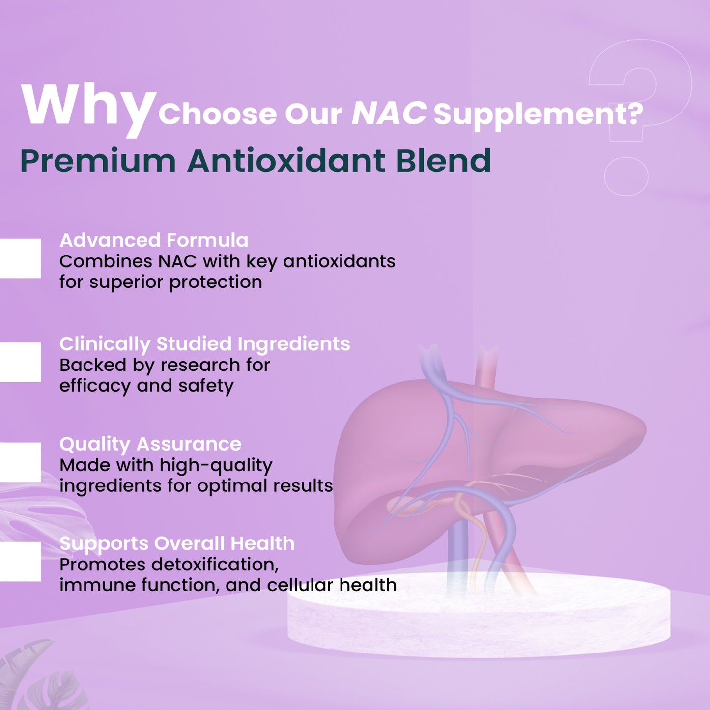 NAC (N-ACETYL L-CYSTEINE) with ALA, Selenium and Turmeric Extarct