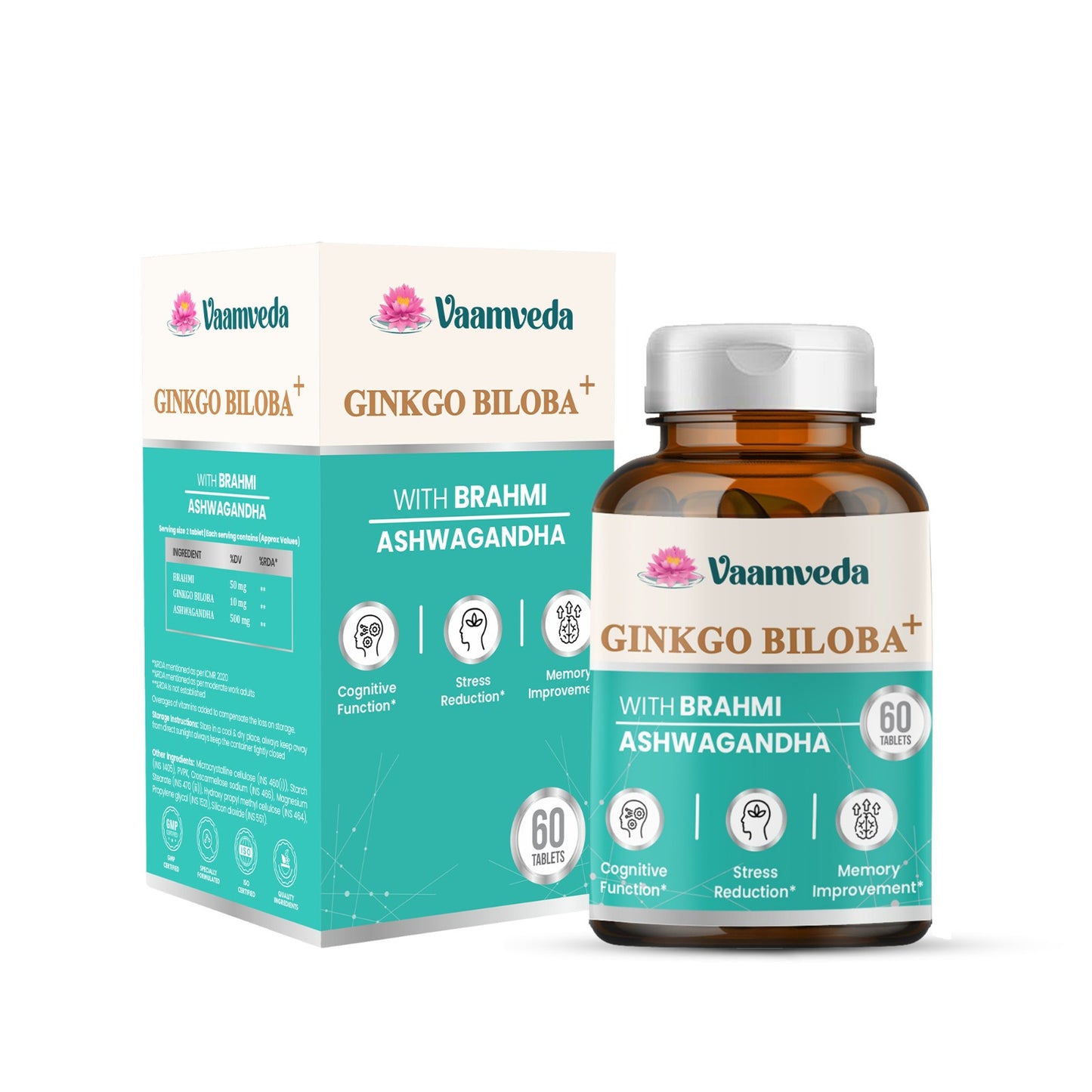 Ginkgo Biloba with Brahmi Extract and Ashwagandha