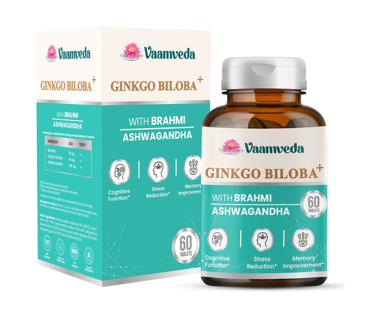 Premium Ginkgo Biloba with Brahmi and Ashwandha