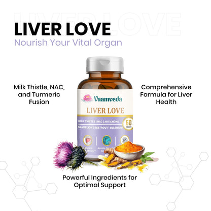 Liver Love : Liver Detox, Cleanse & Digestive Booster Supplement