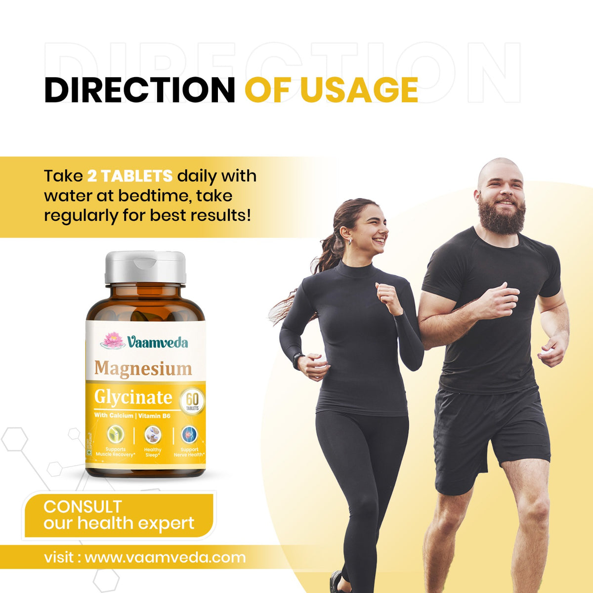 Magnesium Glycinate with Vitamin B6 and Calcium