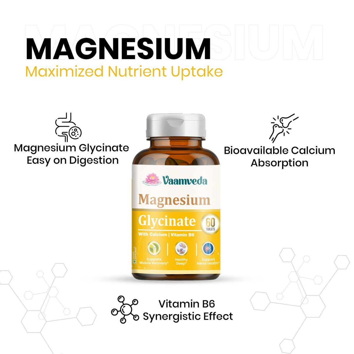 Magnesium Glycinate with Vitamin B6 and Calcium