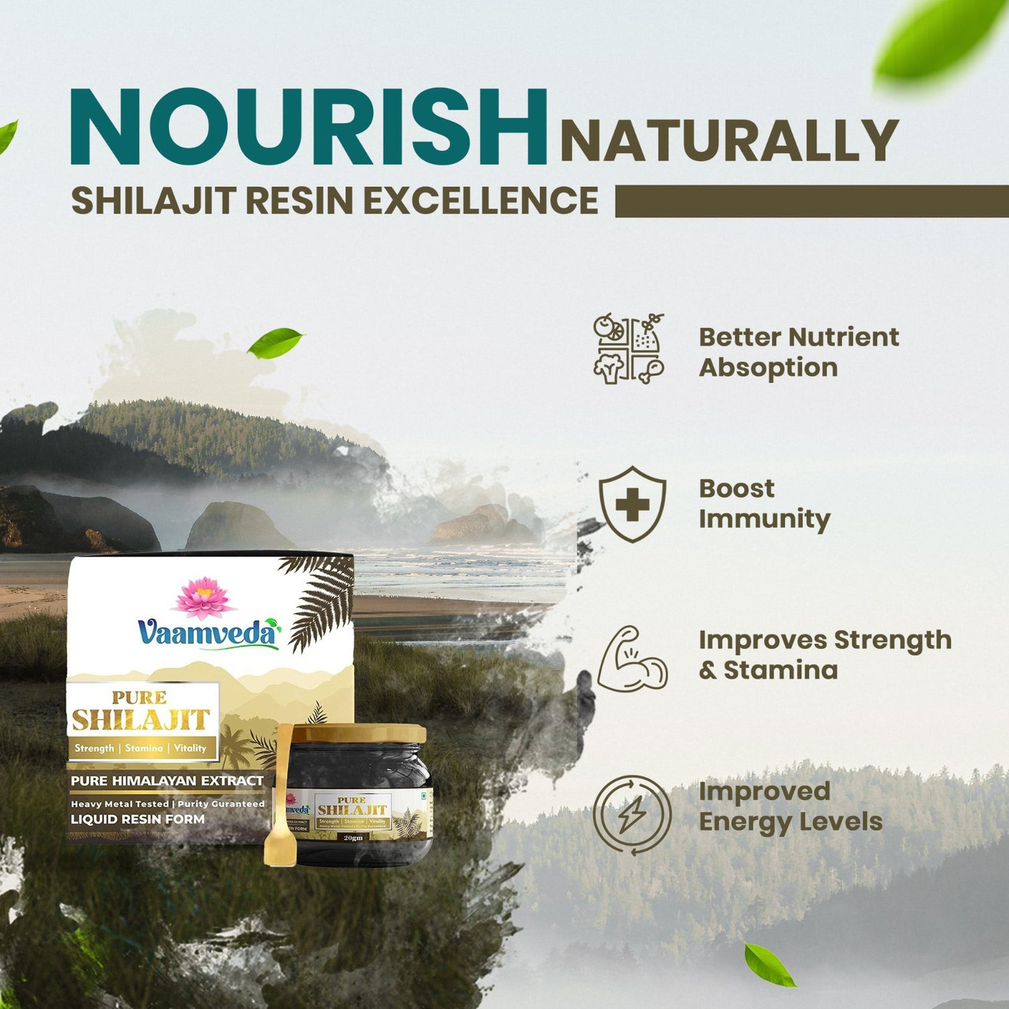 Pure Himalayan Shilajit Resin