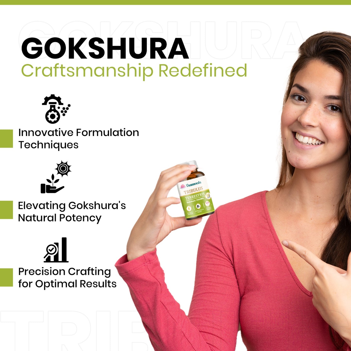 Tribulus Terrestris Gokshura Gokhru 1000MG